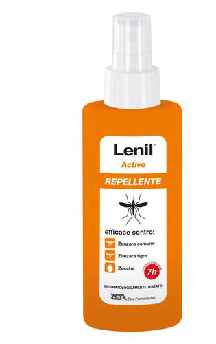 LENIL ACTIVE SPRAY SOLUZIONE ANTIZANZARA IN FLACONE + POMPA SPRAY 100 ML - Farma Nice