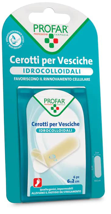 CEROTTO IDROCOLLOIDALE PROFAR MED 20X60 6 PEZZI - Farma Nice