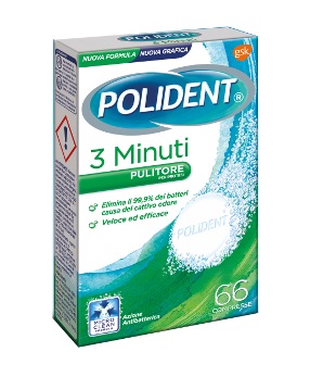 POLIDENT 3 MINUTI 66 COMPRESSE - Farma Nice