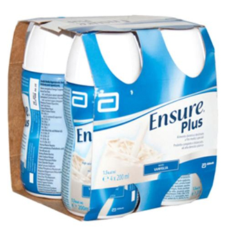 ENSURE PLUS VANIGLIA 4 BOTTIGLIE DA 200 ML - Farma Nice