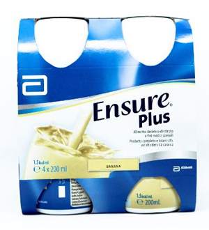ENSURE PLUS BANANA 4 BOTTIGLIE DA 200 ML - Farma Nice