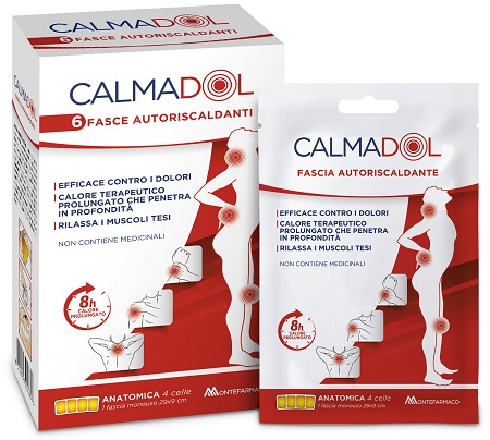 CALMADOL FASCIA RISCALDANTE PACK 6 PEZZI - Farma Nice