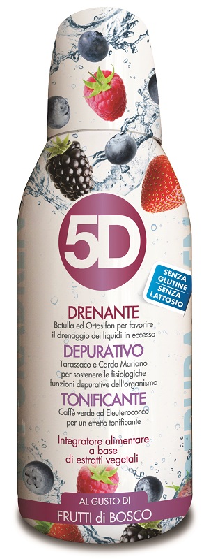 5D SLEEVERATO FRUTTI DI BOSCO 500 ML - Farma Nice