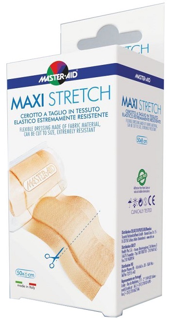 MASTER-AID STRETCH CEROTTO A TAGLIO IN TESSUTO ELASTICO RESISTENTE 50 X 6 CM - Farma Nice