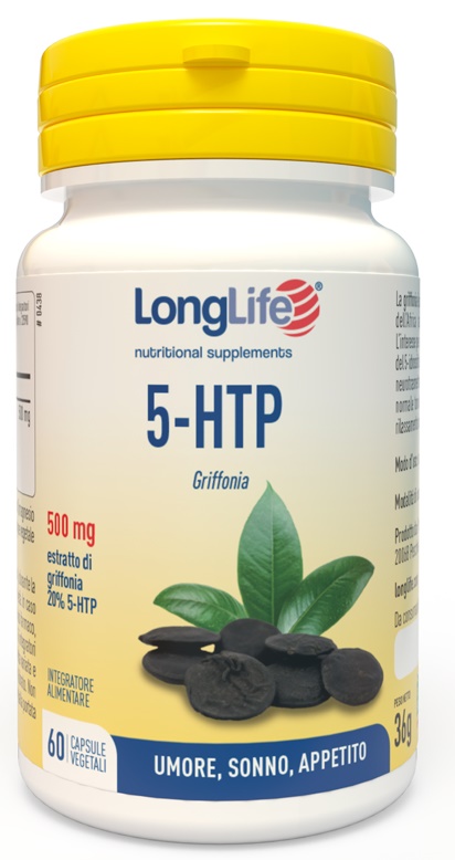 LONGLIFE 5-HTP 60 CAPSULE VEGETALI - Farma Nice