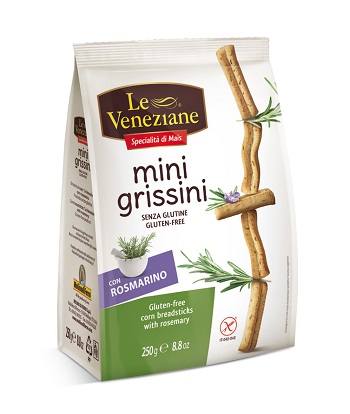 LE VENEZIANE MINI GRISSINI ROSMARINO 250 G - Farma Nice