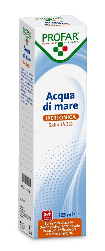 ACQUA DI MARE SPRAY IPERTONICA 3% PROFAR 125 ML - Farma Nice