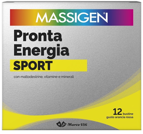 MASSIGEN SPORT PRONTA ENERGIA 12 BUSTINE - Farma Nice