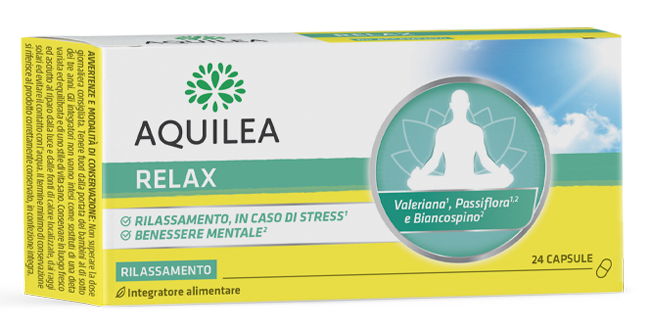 AQUILEA RELAX 24 CAPSULE VEGANE - Farma Nice