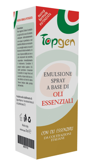 TOPGEN EMULSIONE SPRAY A BASE DI OLI ESSENZIALI 50 ML - Farma Nice