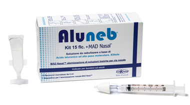 ALUNEB KIT SOLUZIONE ISOTONICA 15 FLACONCINI DA 4 ML + MAD NASAL ATOMIZZATORE - Farma Nice