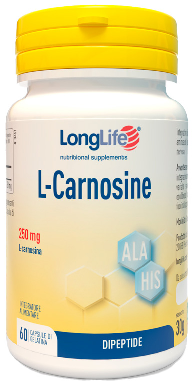 LONGLIFE L-CARNOSINE 60 CAPSULE - Farma Nice