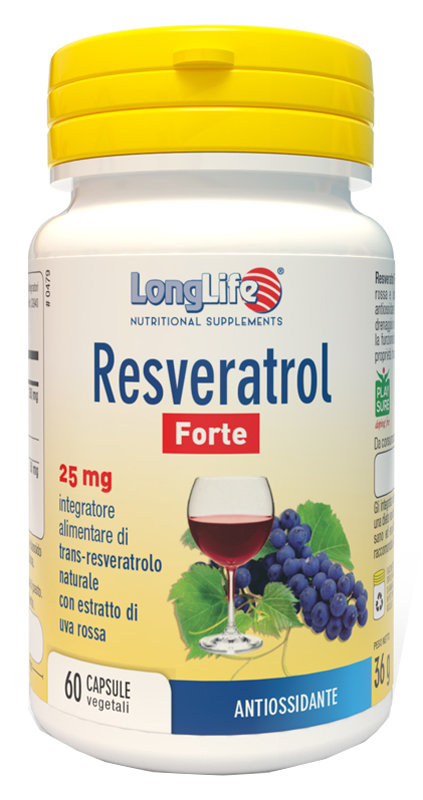LONGLIFE RESVERATROL FORTE 60 CAPSULE - Farma Nice