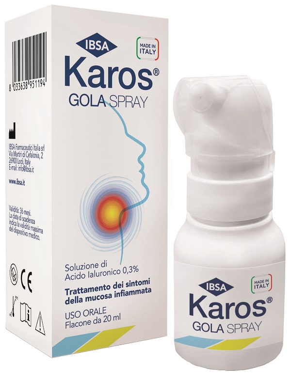 KAROS SPRAY ORALE 0,3% 20 ML - Farma Nice