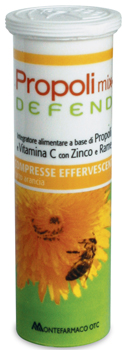 PROPOLI MIX DEFEND 10 COMPRESSE EFFERVESCENTI GUSTO ARANCIA - Farma Nice
