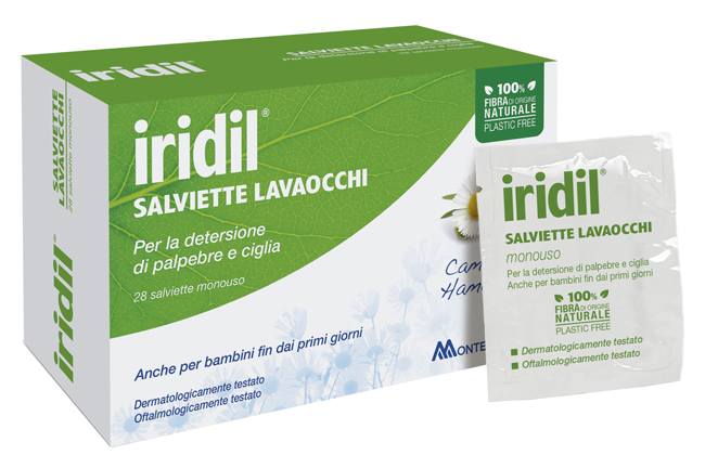 IRIDIL SALVIETTINE LAVAOCCHI 28 PEZZI - Farma Nice