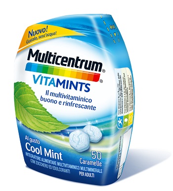 MULTICENTRUM VITAMINTS COOL MINT 50 CARAMELLE - Farma Nice