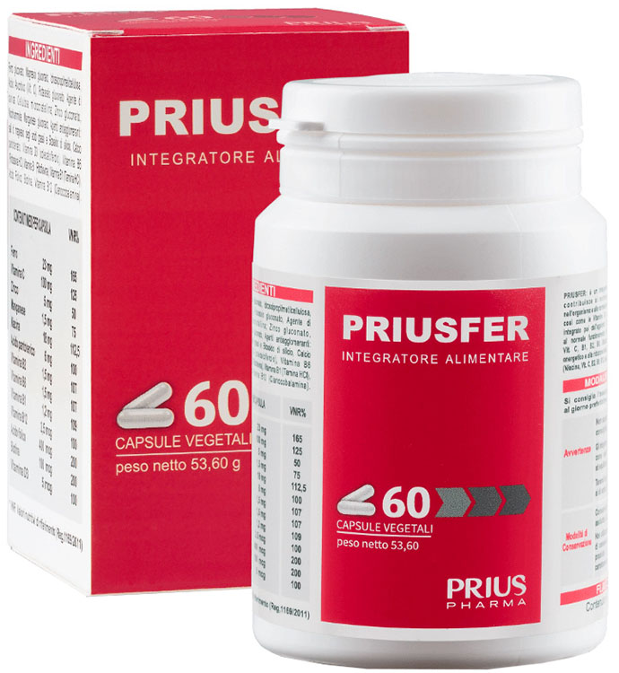 PRIUSFER 60 CAPSULE - Farma Nice