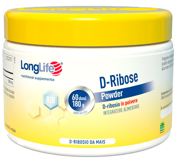LONGLIFE D-RIBOSE POWDER 180 G - Farma Nice