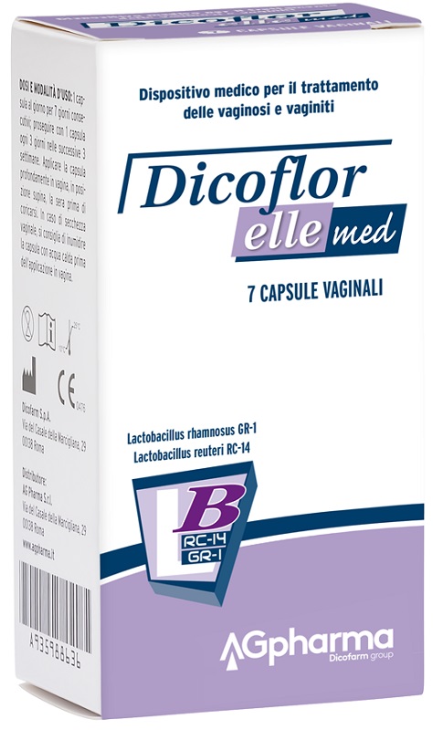 DICOFLOR ELLE MED 7 CAPSULE VAGINALI - Farma Nice