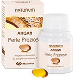 NATURVITI ARGAN PERLE PREZIOSE 60 PERLE DA 300 MG - Farma Nice