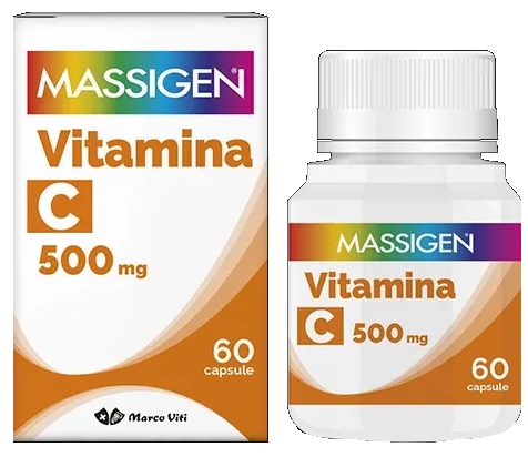 MASSIGEN C VITI 500MG DI VITAMINA C 60 CAPSULE - Farma Nice