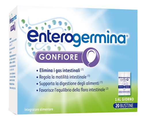 ENTEROGERMINA GONFIORE 20 BUSTINE BIPARTITE - Farma Nice