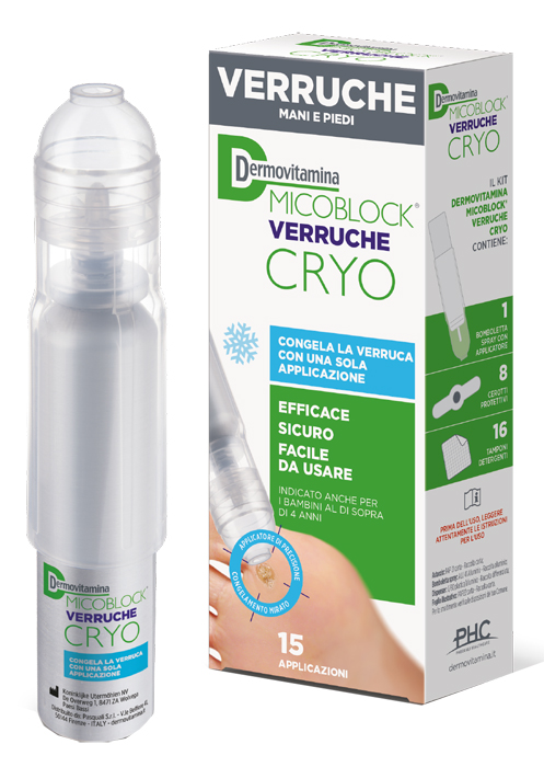 DERMOVITAMINA MICOBLOCK VERRUCHE CRYO SPRAY 38 ML - Farma Nice