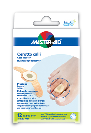 MASTER-AID CEROTTO CALLIFUGO FOOT CARE 71X22 MM 12 PEZZI - Farma Nice