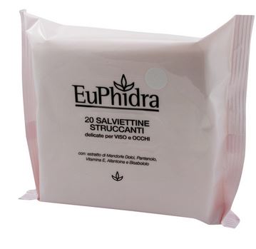 EUPHIDRA SALVIETTINE STRUCCANTI 20 PEZZI - Farma Nice