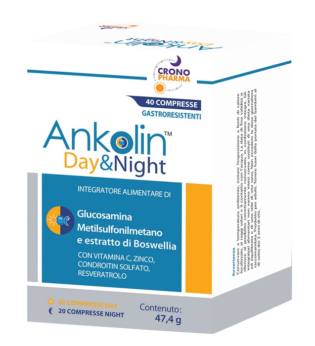 ANKOLIN DAY&NIGHT 20 COMPRESSE GASTRORESISTENTI DAY + 20 COMPRESSE GASTRORESISTENTI NIGHT - Farma Nice