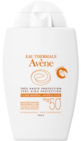 EAU THERMALE AVENE SOLARE FLUIDO MINERALE 50+ 40 ML - Farma Nice