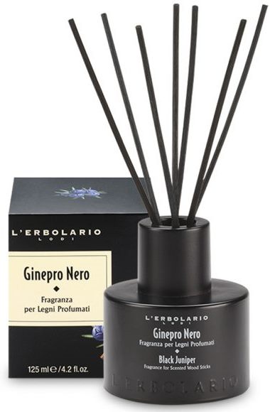 GINEPRO NERO FRAGRANZA LEGNI PROFUMATI CON BASTONCINI 125 ML - Farma Nice