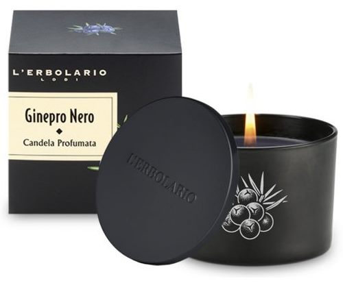 GINEPRO NERO CANDELA CON COPERCHIO EDIZIONE LIMITATA 28 ORE - Farma Nice