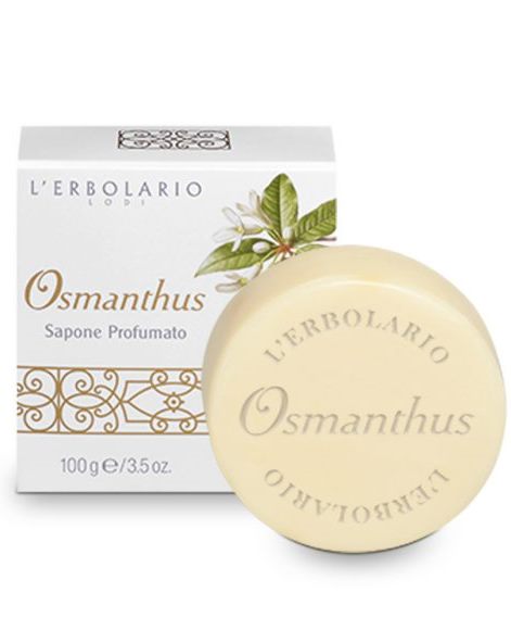 OSMANTHUS SAPONE PROFUMATO SCATOLA DORATA 2 SAPONI DA 100 G EDIZIONE LIMITATA - Farma Nice