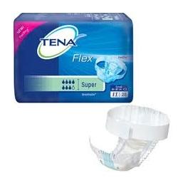 PANNOLONE A CINTURA PER INCONTINENZA TENA FLEX SUPER LARGE 30 PEZZI - Farma Nice