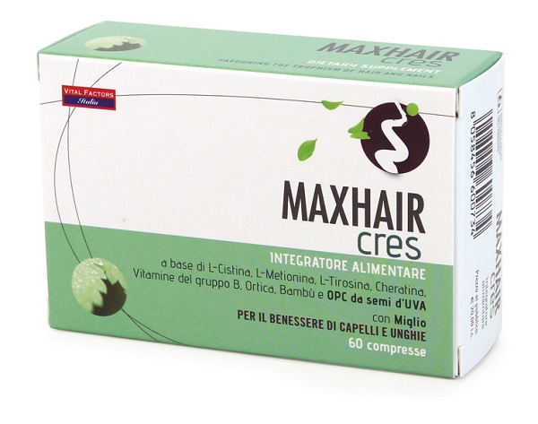 MAX HAIR CRES 60 COMPRESSE - Farma Nice