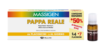 MASSIGEN PAPPA REALE 21 FLACONCINI DA 10 ML - Farma Nice
