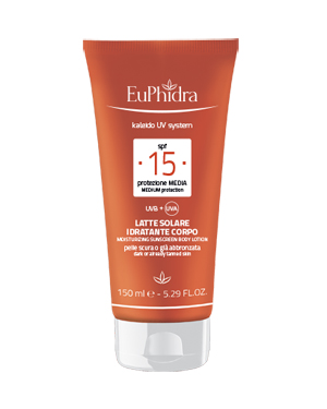 EUPHIDRA KALEIDO UV SYSTEM LATTE SOLARE CORPO 15 - Farma Nice