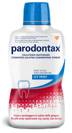 PARODONTAX COLLUTORIO QUOTIDIANO ICY MINT CON FLUORO 500 ML - Farma Nice