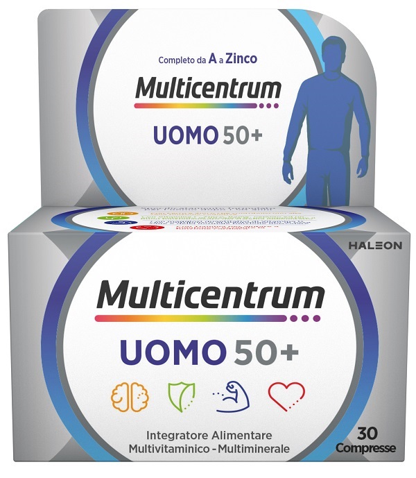 MULTICENTRUM UOMO 50+ 30 COMPRESSE - Farma Nice