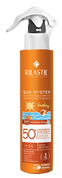RILASTIL SUN SYSTEM BABY PPT SPF 50+ EMULSIONE SPRAY 200 ML - Farma Nice