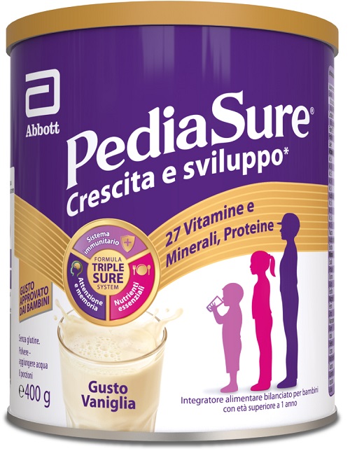 PEDIASURE CRESCITA&SVILUPPO VANIGLIA 400 G - Farma Nice