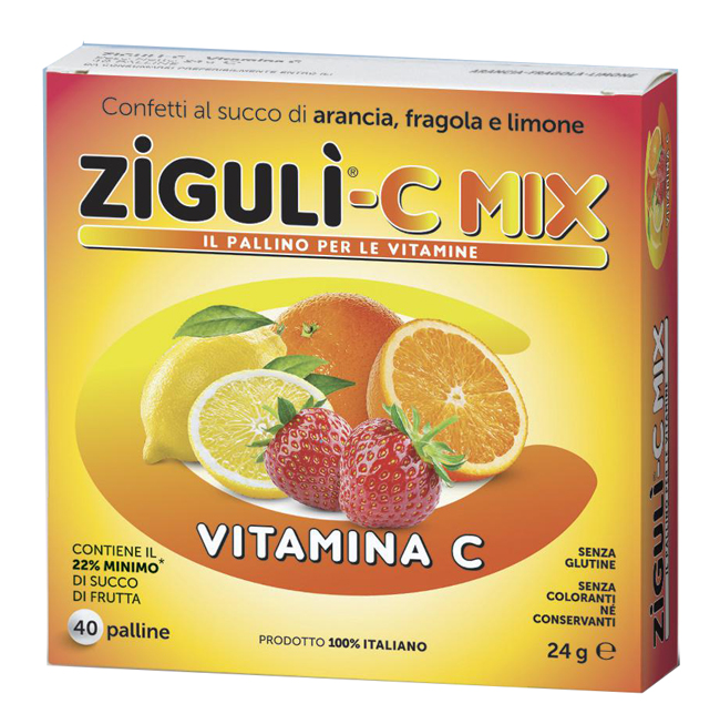 ZIGULI C MIX 40 PALLINE 24 G - Farma Nice