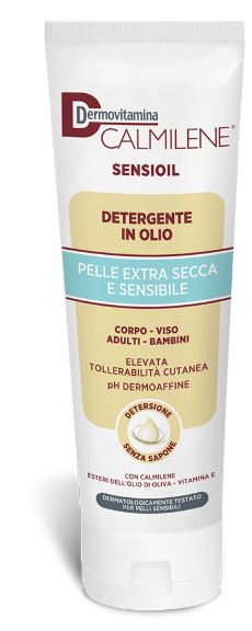 DERMOVITAMINA CALMILENE SENSIOIL DETERGENTE IN OLIO SENZA SAPONE PER PELLE EXTRA SECCA E SENSIBILE 250 ML - Farma Nice