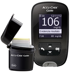 KIT GLUCOMETRO ACCU-CHEK GUIDE MG/DL + PUNGIDITO FASTCLIX - Farma Nice