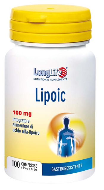 LONGLIFE LIPOIC 100 MG 100 CAPSULE - Farma Nice