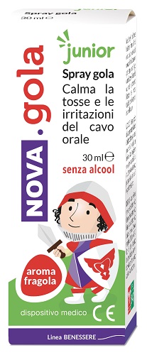 NOVA GOLA SPRAY JUNIOR FRAGOLA 30 ML - Farma Nice