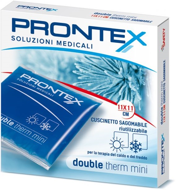 PRONTEX CUSCINETTO IN GEL RIUTILIZZABILE DOUBLE THERM 11X11CM - Farma Nice