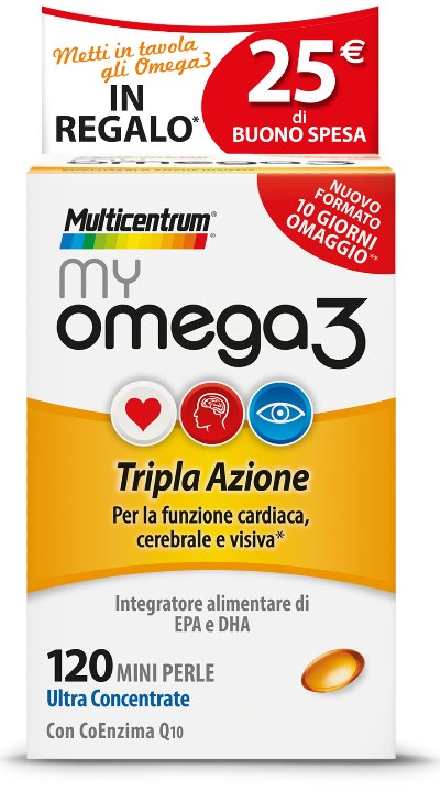 MULTICENTRUM MY OMEGA3 120 MINI PERLE PROMO - Farma Nice
